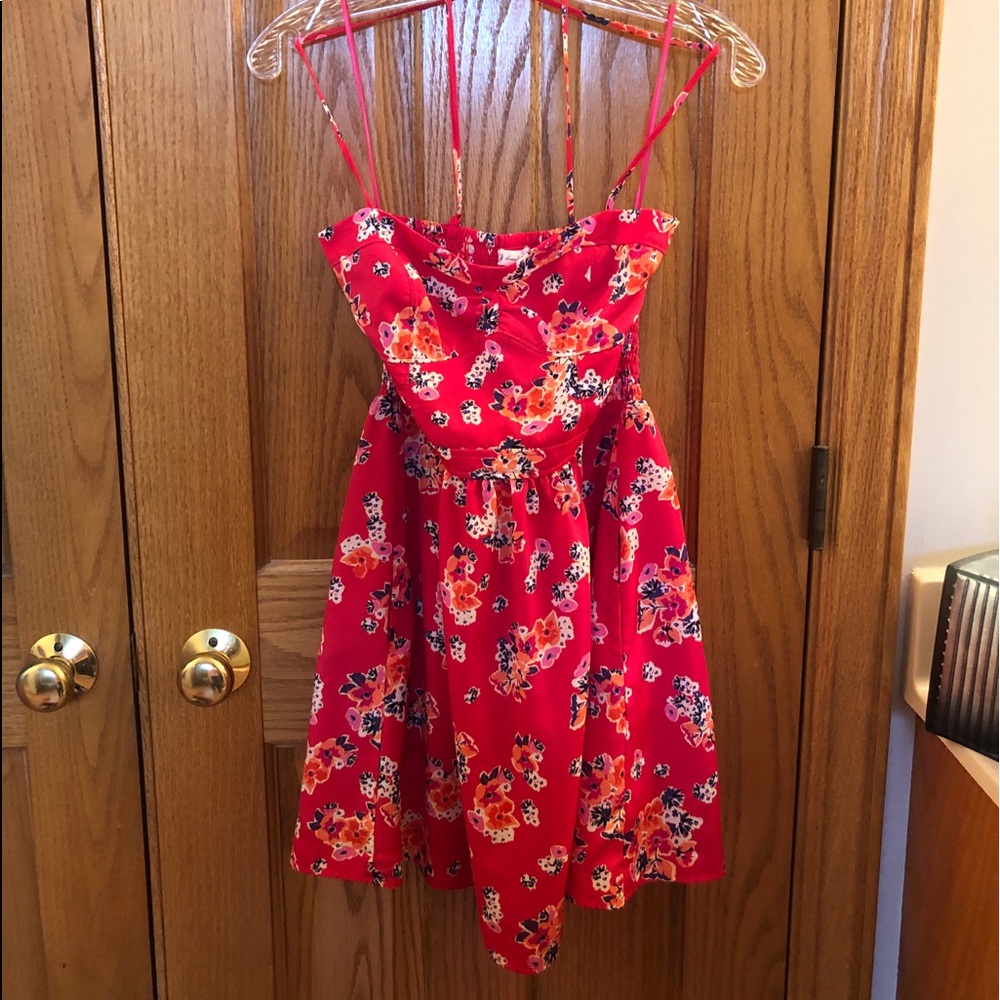 American Eagle Floral coral Dress Size 2